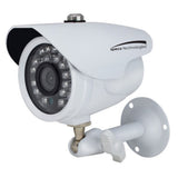 Cámara bullet marina Speco HD-TVI de 2MP a color, resistente al agua, con IR, cable de 10', lente de 3.6mm y carcasa blanca