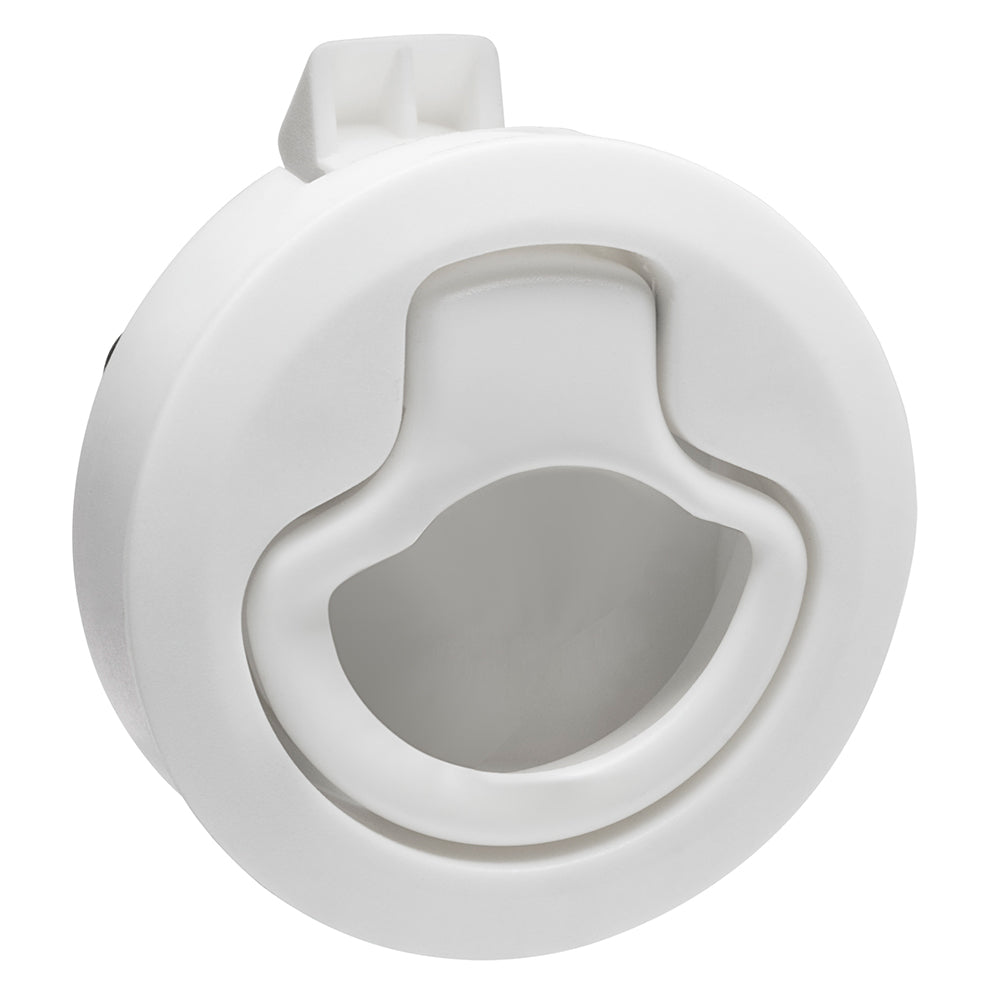Tirador de anillo pequeño Whitecap de nailon sin bloqueo, blanco