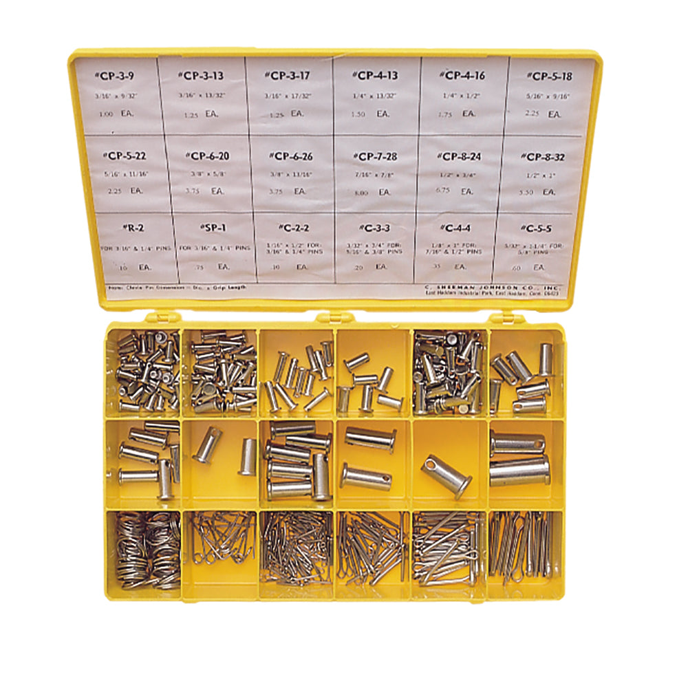 Kit de piezas de pasador de anilla y horquilla C. Sherman Johnson