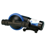 Bomba de diafragma Jabsco para evacuación de vivero - 24 V CC, 5 GPM con conexiones de 1.5"