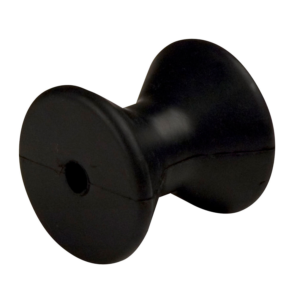 Rodillo de proa C.E. Smith - Negro - 3" de diámetro - 3-1/8" de ancho - 1/2" de DI