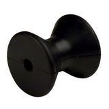 Rodillo de proa C.E. Smith - Negro - 3" de diámetro - 3-1/8" de ancho - 1/2" de DI