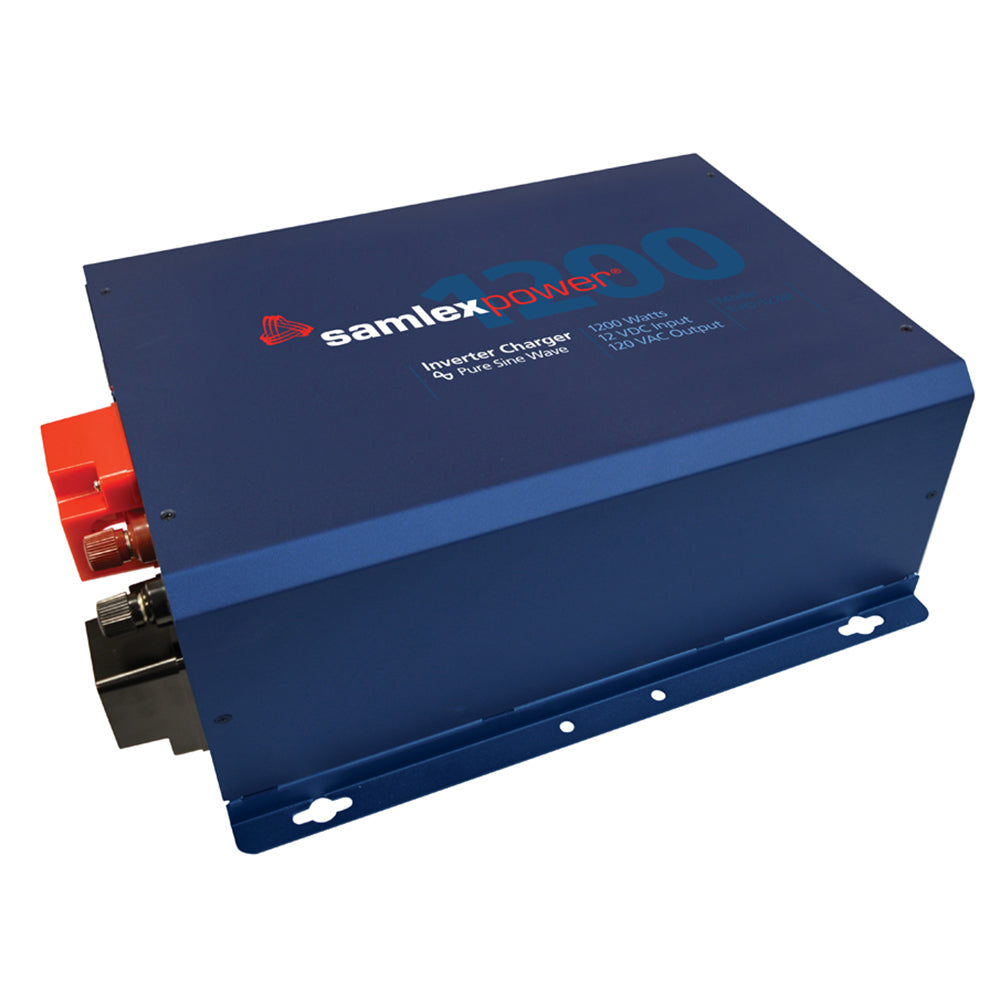 Inversor/cargador de onda sinusoidal pura Samlex Evolution™ Serie F de 1200 W, 120 V con entrada de 12 V y cargador de 40 amperios