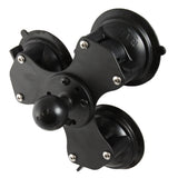 Base de triple ventosa RAM Mount con bola de 1.5"