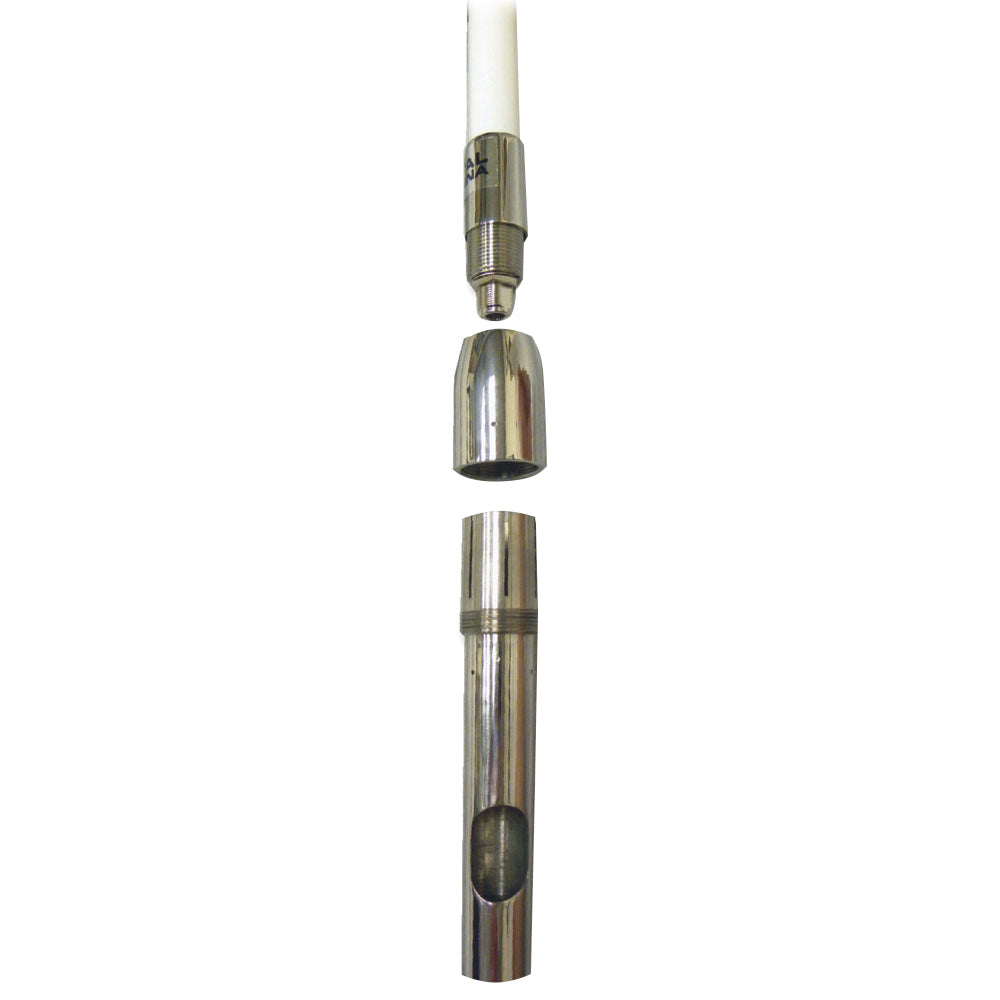 Antena digital 1197-CW-S de banda dual de 8' - Ganancia de 9dB - Blanco