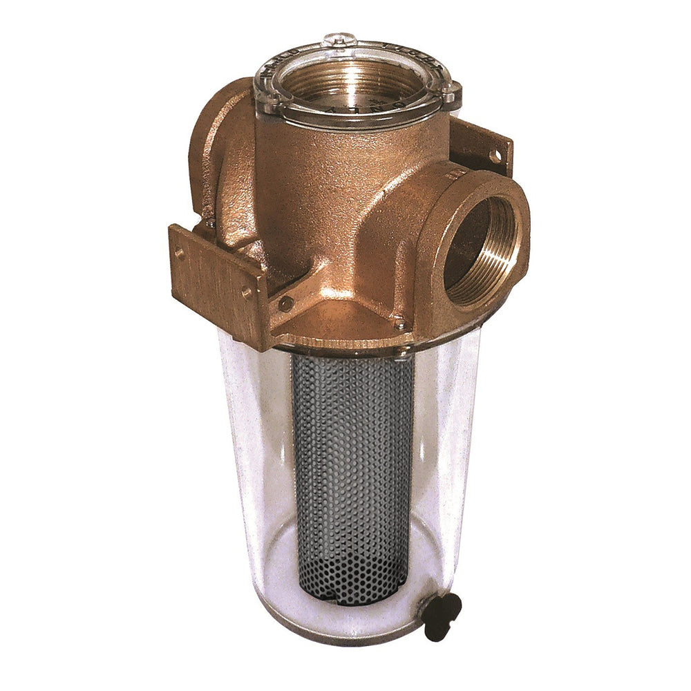 Filtro de agua bruta GROCO Serie ARG-1000 de 1" con cesta Monel