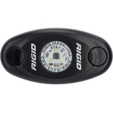 RIGID Industries A-Series Luz LED Negra de Baja Potencia - Sencilla - Ámbar