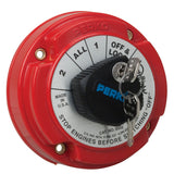 Interruptor selector de batería Perko de servicio medio con bloqueo con llave