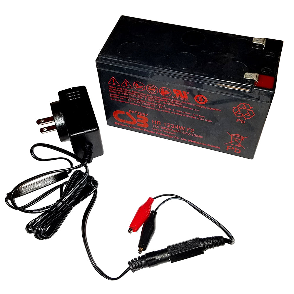 Kit de batería AGM de 12V y 9Ah de Humminbird