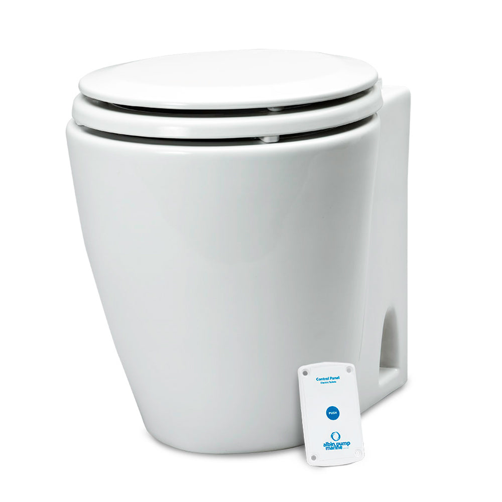 Inodoro marino eléctrico estándar Albin Group Marine Design - 24V