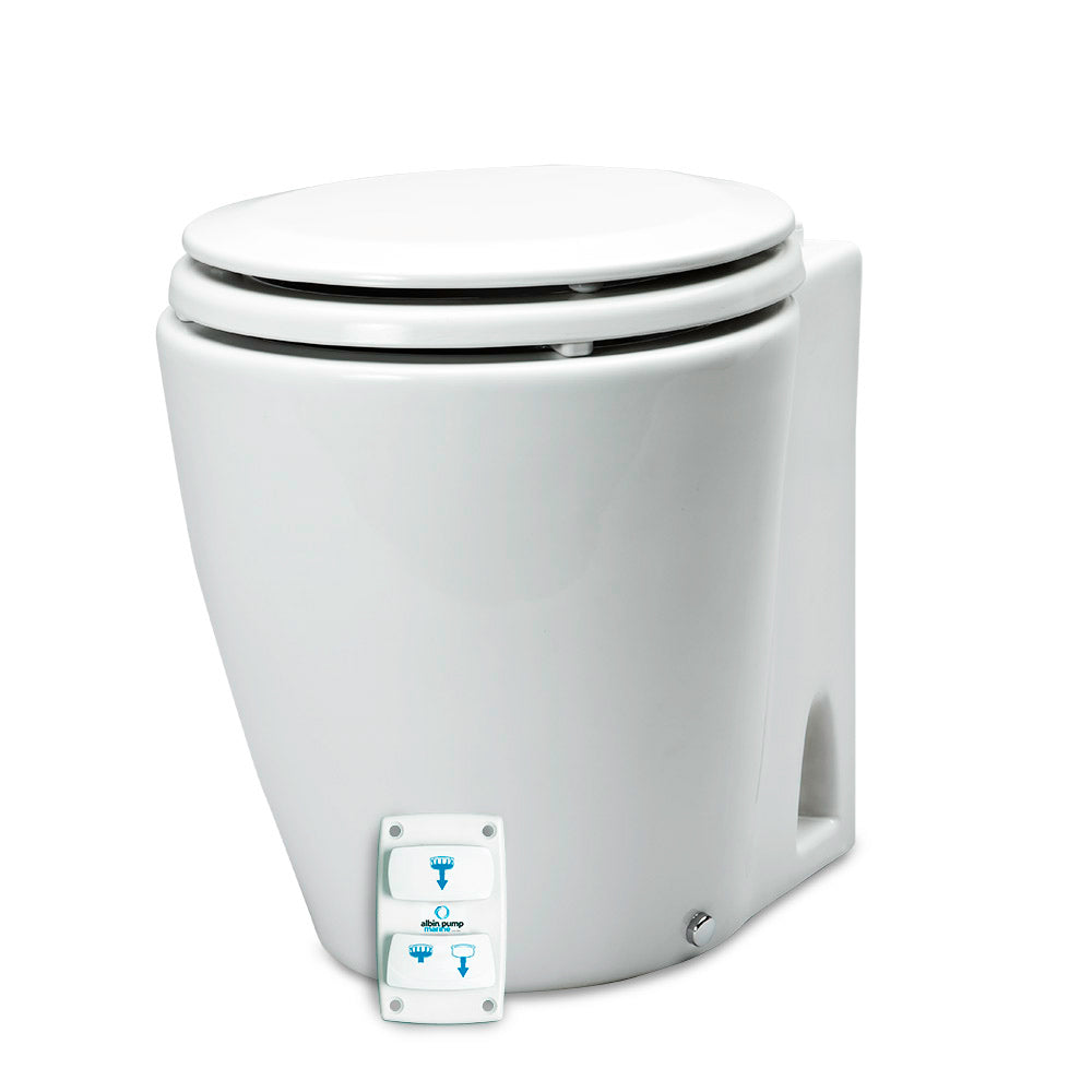 Inodoro Marino Eléctrico Silencioso Albin Group Marine Design - 12V