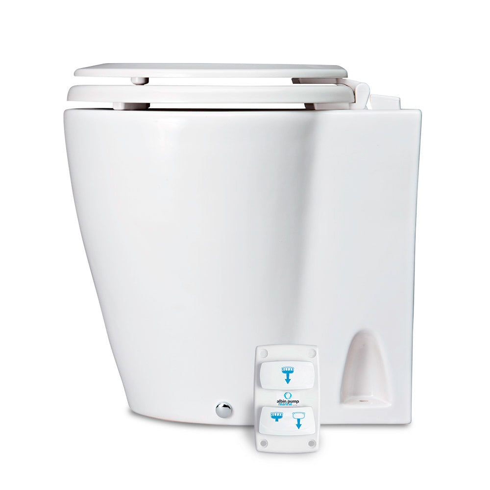 Inodoro marino eléctrico silencioso Albin Group Marine Design - 24V