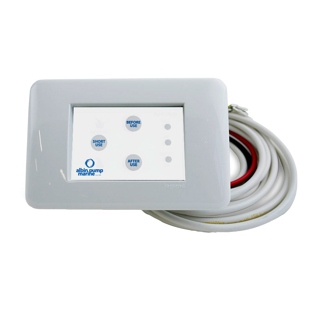 Panel de control digital marino para inodoro eléctrico silencioso Albin Group