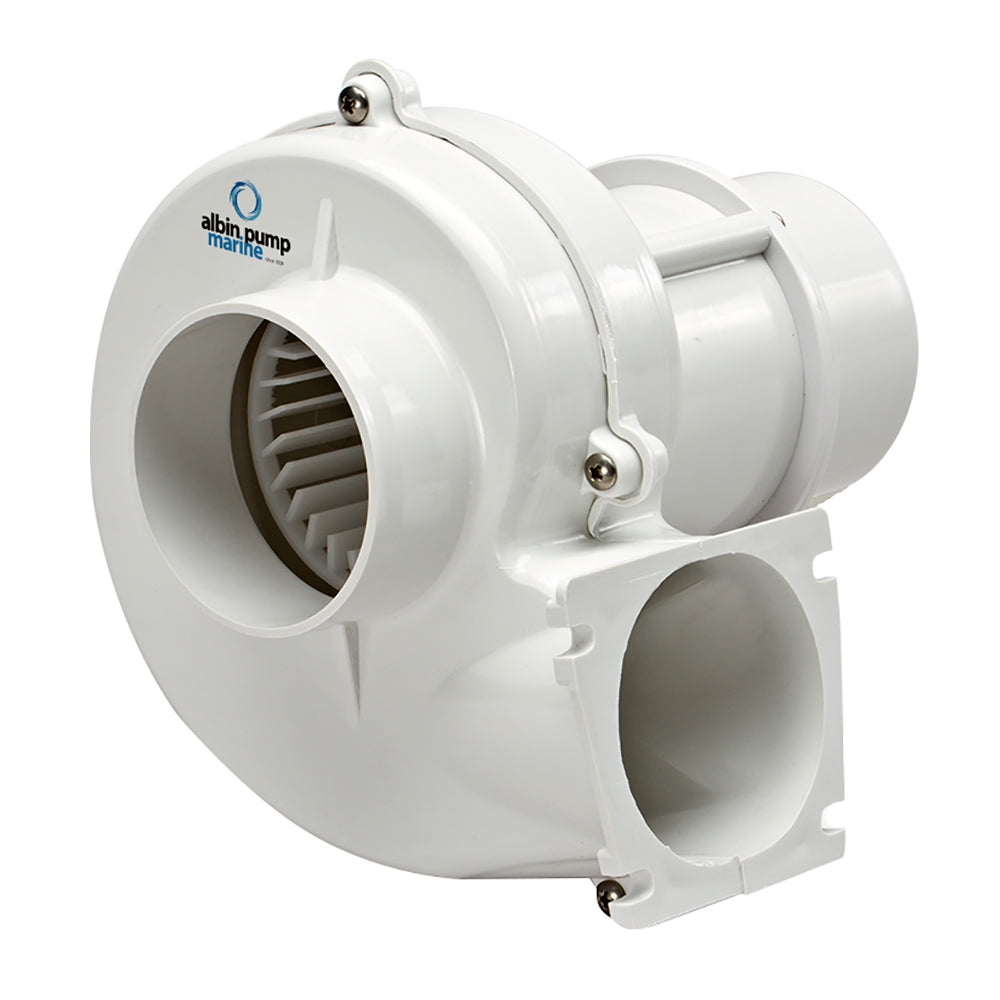 Extractor de aire marino Albin Group 280 con brida - 24V