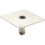 Base de pasador de 3/4" de acero galvanizado Lock'N-Pin de 7x7 Attwood SWIVL-EZE