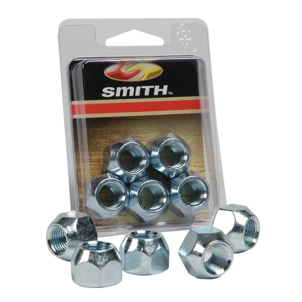 Tuercas de rueda C.E. Smith, paquete de 5 unidades, 1/2" - 20, galvanizadas