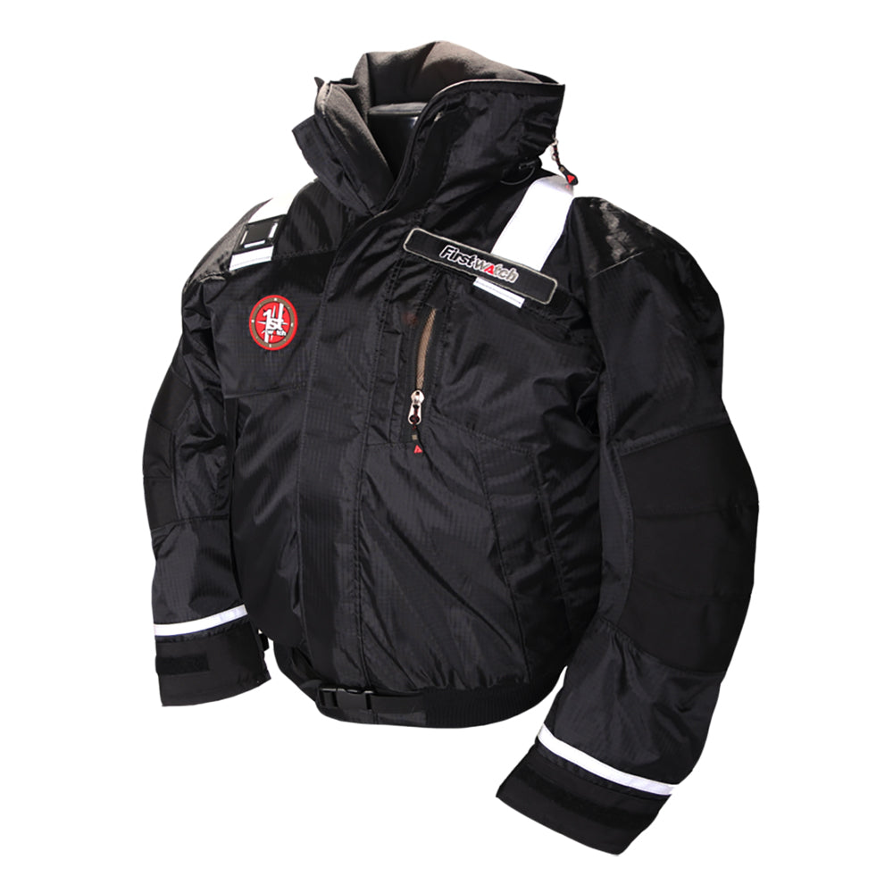Chaqueta de flotación tipo bomber First Watch AB-1100 - Negro - Mediana