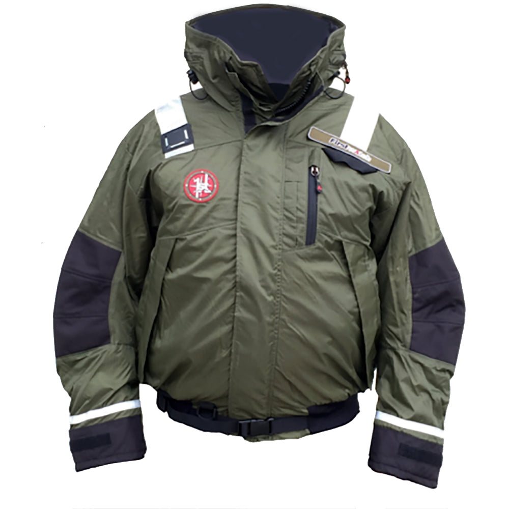 Chaqueta de flotación tipo bombardero First Watch AB-1100 - Verde - Pequeña