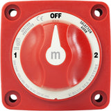 Blue Sea 6008 Interruptor de batería serie M, 3 posiciones - Rojo