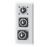 Interruptor de batería selector de 3 posiciones serie m de Blue Sea 6008200 - Negro