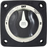 Interruptor de batería selector de 3 posiciones serie m de Blue Sea 6008200 - Negro