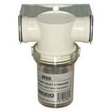 Filtro de agua dulce GROCO de 1-1/4" con cesta de plástico
