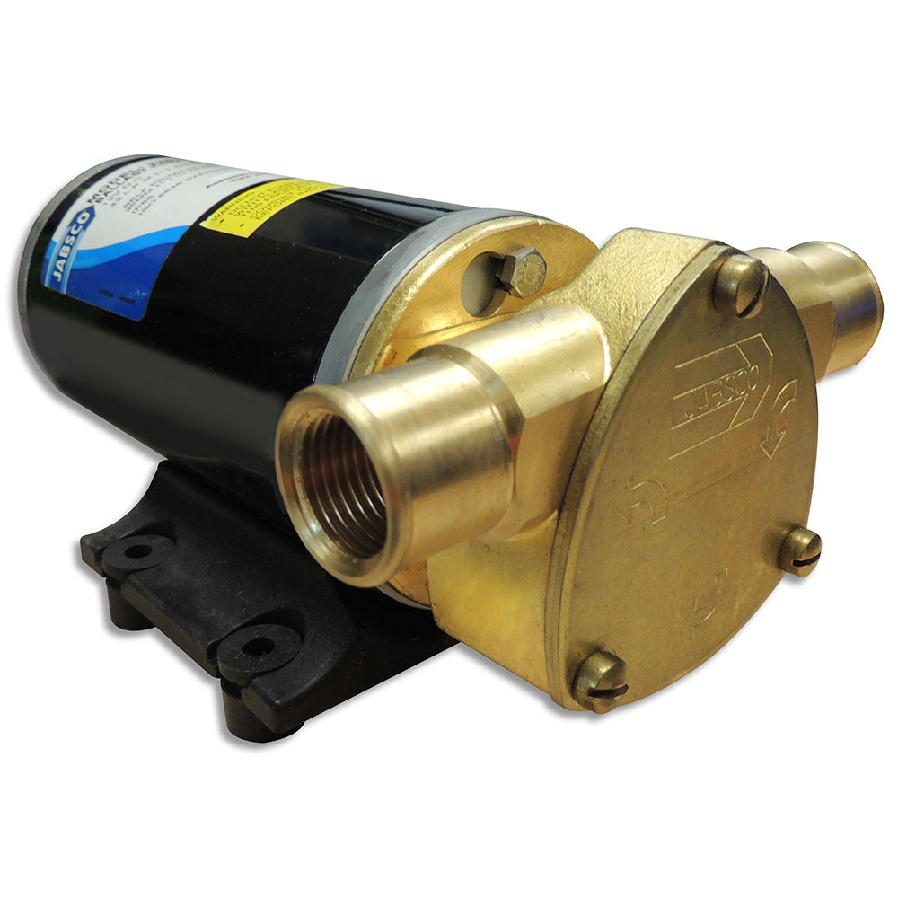 Bomba Jabsco Ballast King de bronce CC con interruptor inversor - 15 GPM