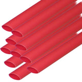 Tubo termorretráctil Ancor de 3/16" x 12" - Rojo - 10 piezas