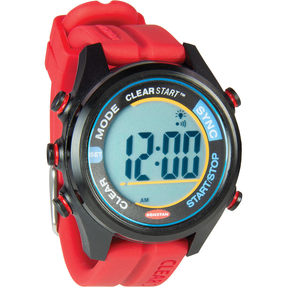 Reloj de vela Ronstan ClearStart™ de 40 mm - Rojo