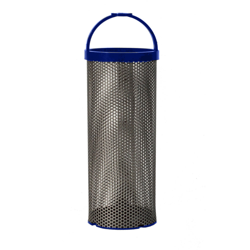 Cesta de acero inoxidable GROCO BS-10 - 3,1" x 13,3"