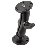 Soporte de doble rótula RAM Mount con rosca macho de 1/4"-20
