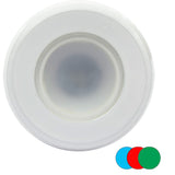Shadow-Caster Downlight - White Housing - White/Blue/Red