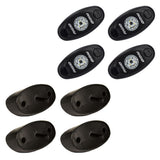 RIGID Industries Kit de luces LED para rocas serie A - 4 luces azules - Negro