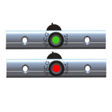 Juego de luces de navegación LED de montaje en riel de protección TACO - 4" con conector Deutsch, babor y estribor
