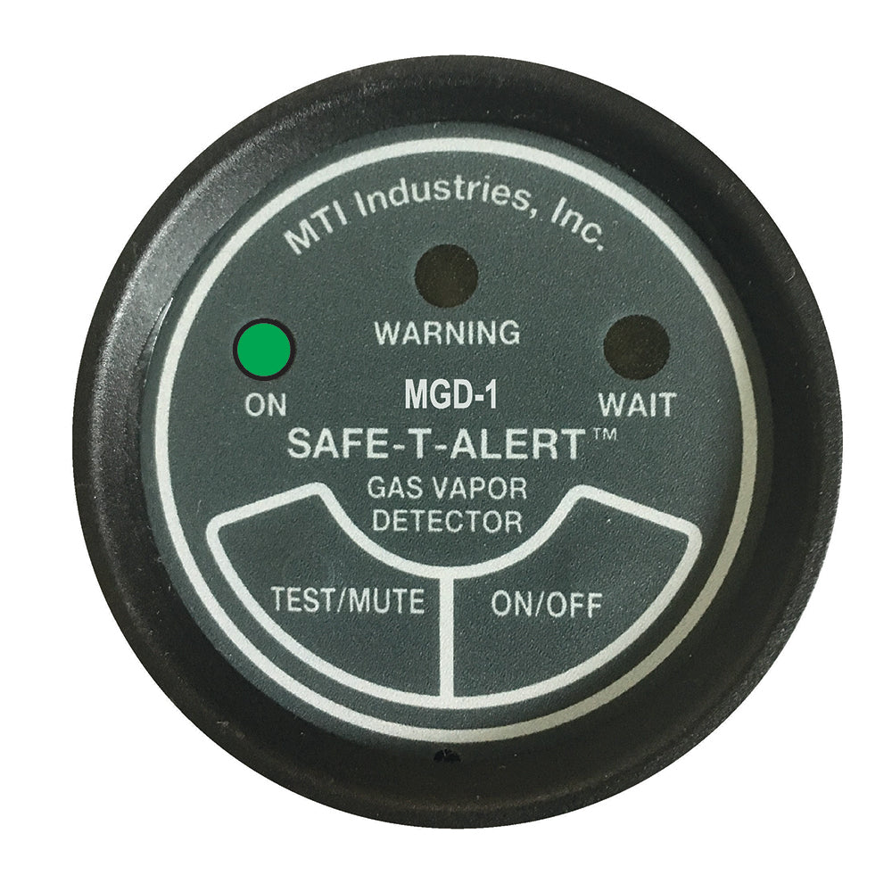 Alarma de vapores de gas Safe-T-Alert homologada por UL, caja de instrumentos de 2", negra