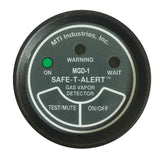 Alarma de vapores de gas Safe-T-Alert homologada por UL, caja de instrumentos de 2", negra