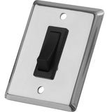 Interruptor de pared de una sola unidad Sea-Dog - Acero inoxidable