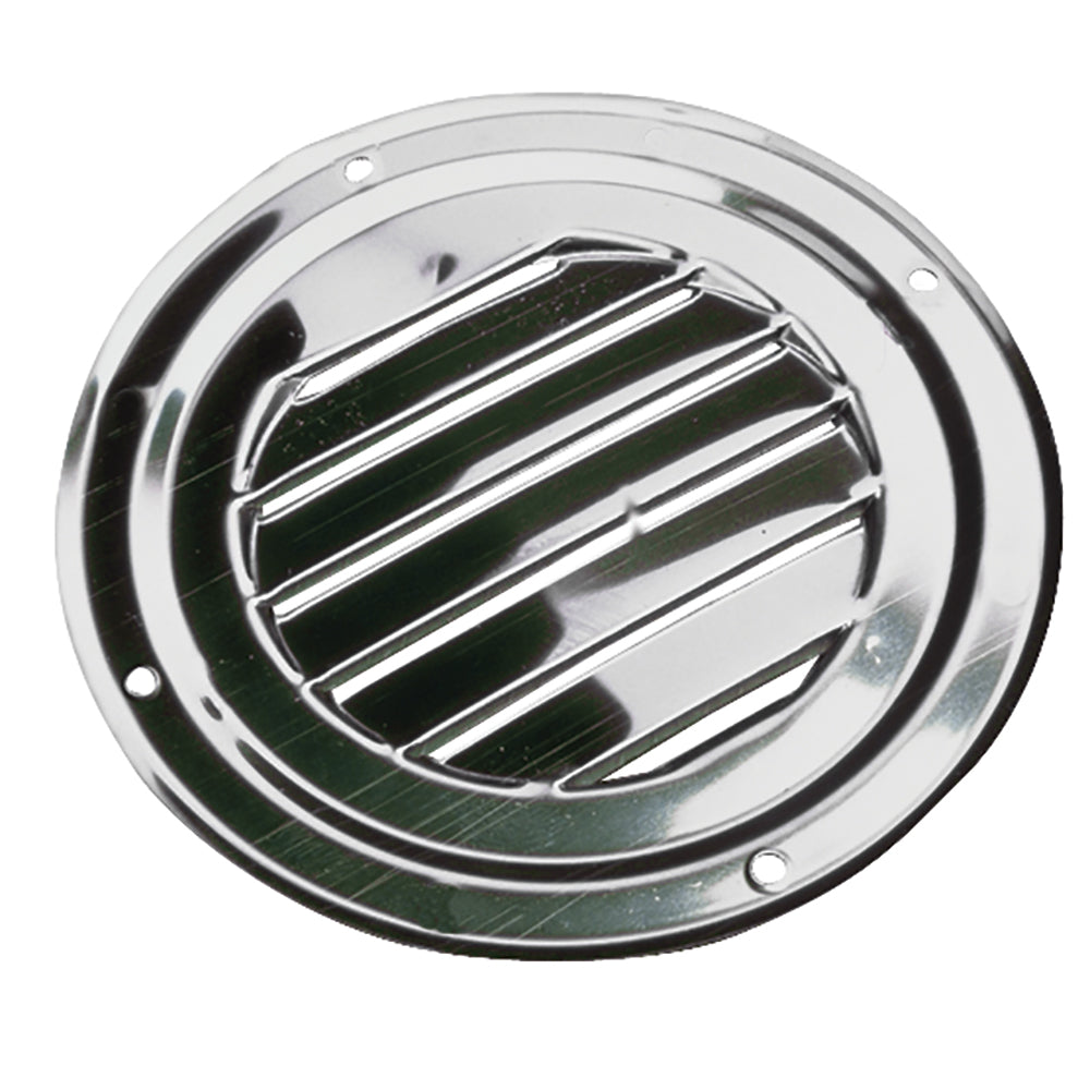 Rejilla de ventilación redonda con persianas de acero inoxidable Sea-Dog - 4"