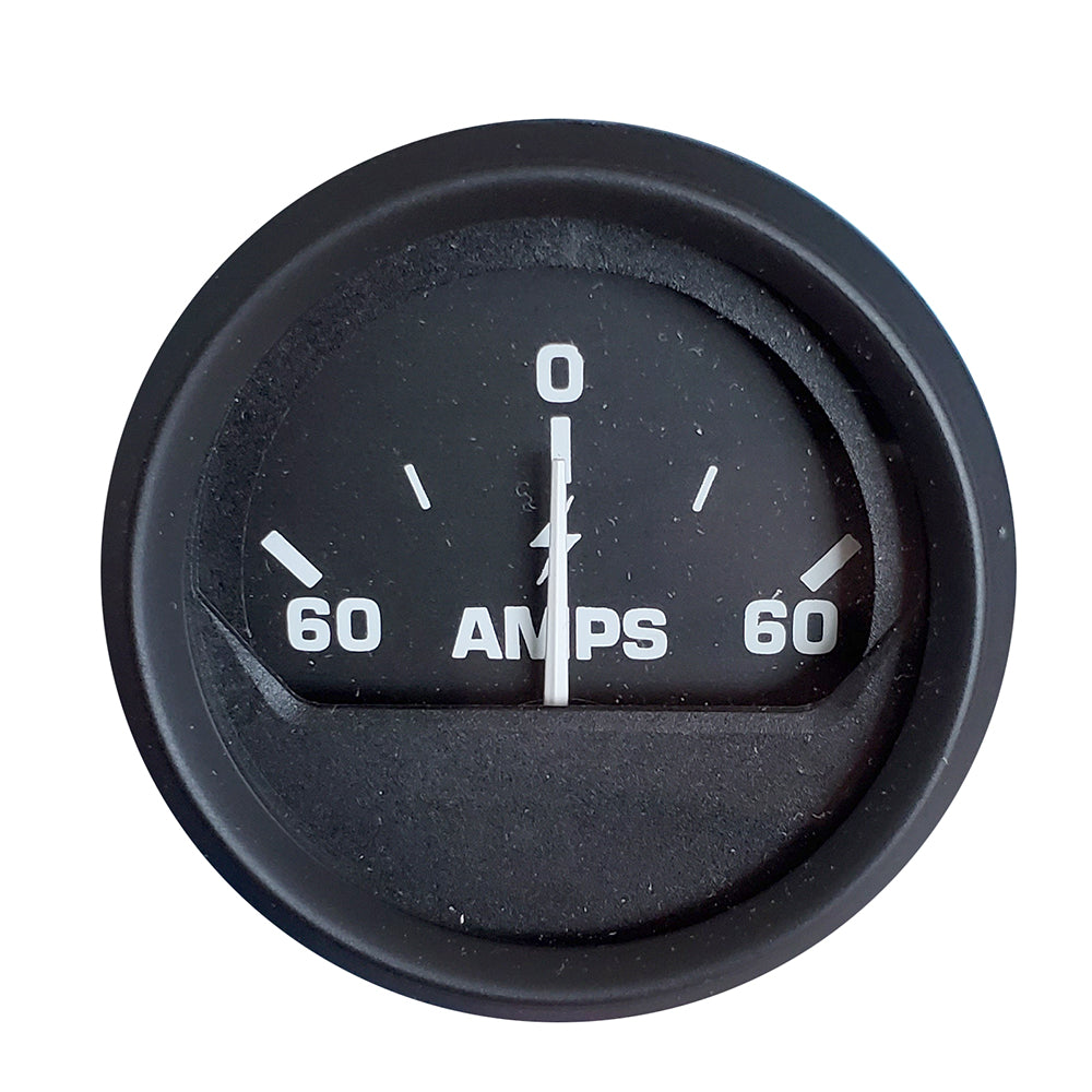 Amperímetro Faria Euro Black de 2" (60-0-60 AMP)