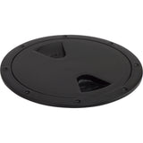 Placa de cubierta de rosca Sea-Dog - Negra - 5"