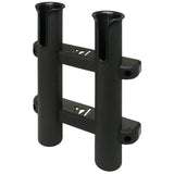 Soporte lateral para dos cañas de pescar Sea-Dog - Negro