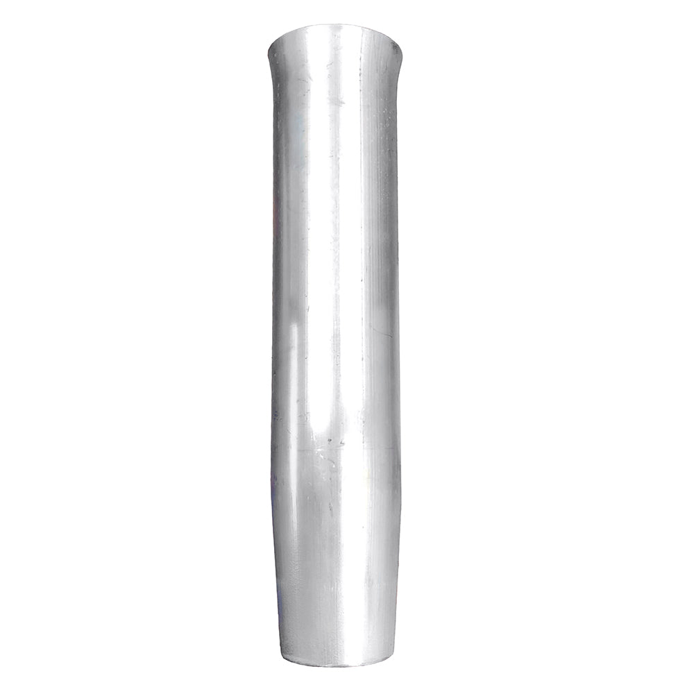 Portacañas de aluminio para soldar Tigress con boca ensanchada, sin base, acabado fresado, 10"