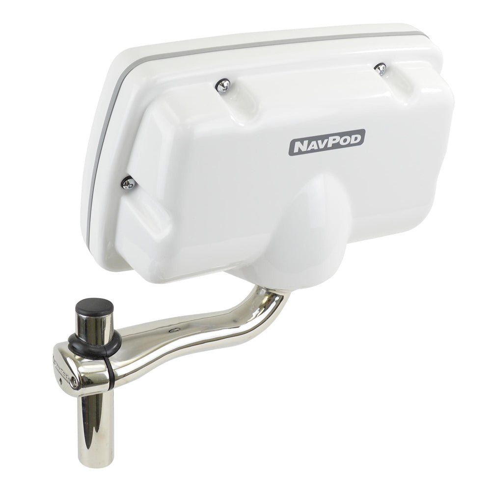 NavPod RailMount precortado para Simrad NSS9 evo3/B&G Zeus3 9, compatible con tubos de 1" o 1.25"