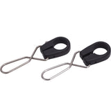 Soportes de nailon para banderines de asta de bandera y clips de acero inoxidable Sea-Dog - Par
