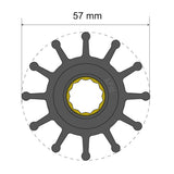 Kit de impulsor premium Albin Group 57 x 16 x 48,2 mm - 12 paletas - inserto estriado
