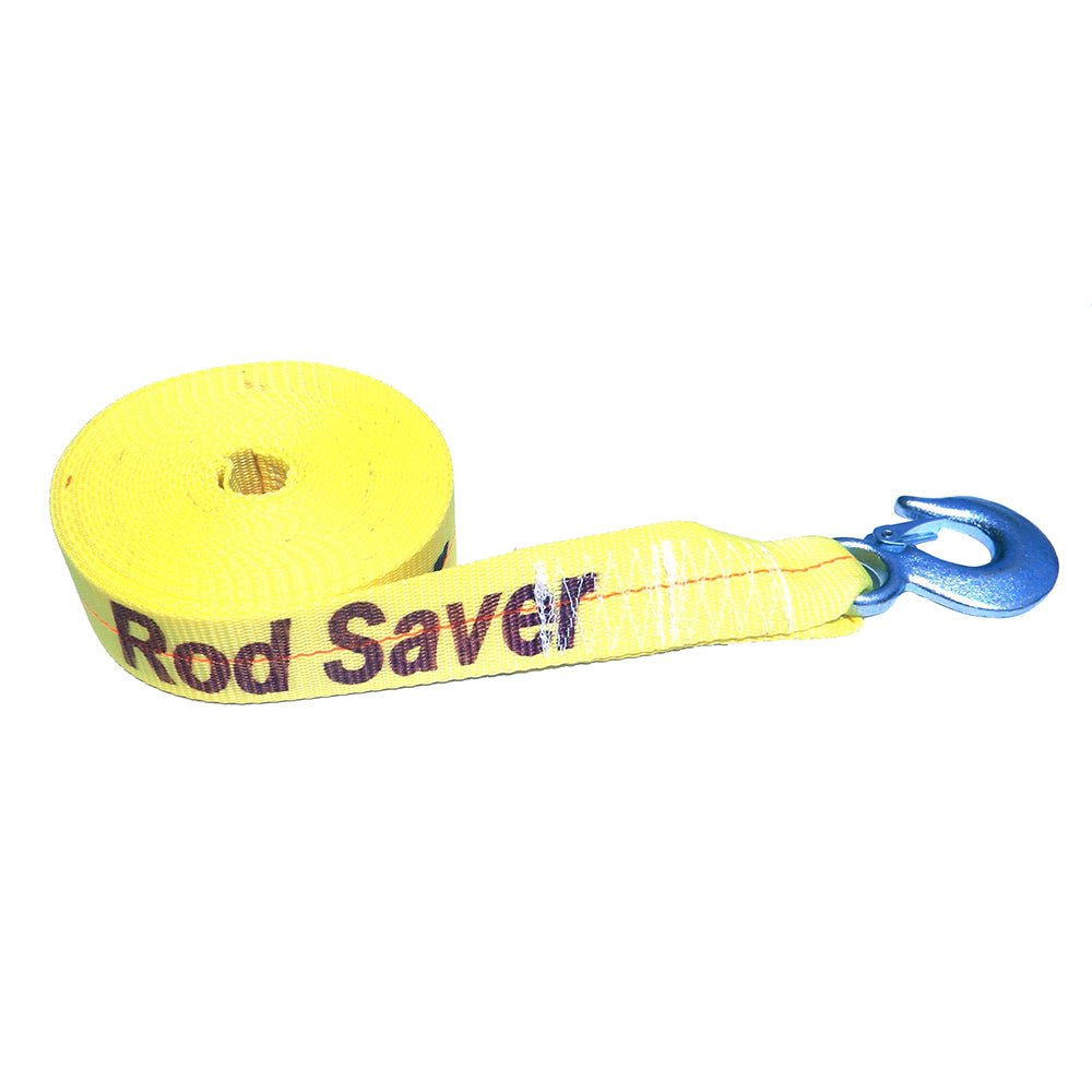 Correa de repuesto para cabrestante de alta resistencia Rod Saver - Amarilla - 2" x 20'