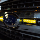 Faro antiniebla RIGID Industries de 6" SR-Series con certificación SAE - Negro con luz amarilla