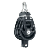 Motón triple Harken de 45 mm con giratorio y gaza