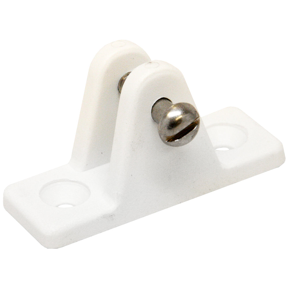 Bisagra de cubierta angular de nailon Sea-Dog - Blanco
