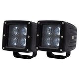 HEISE Luz de cubo LED de 3" y 4 luces - Paquete de 2